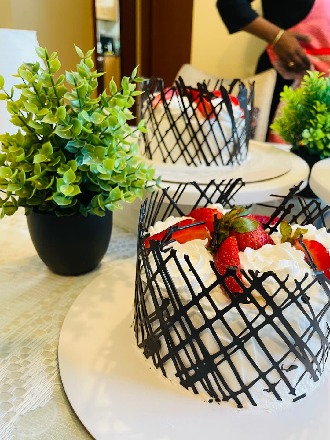 Decorated cake by student