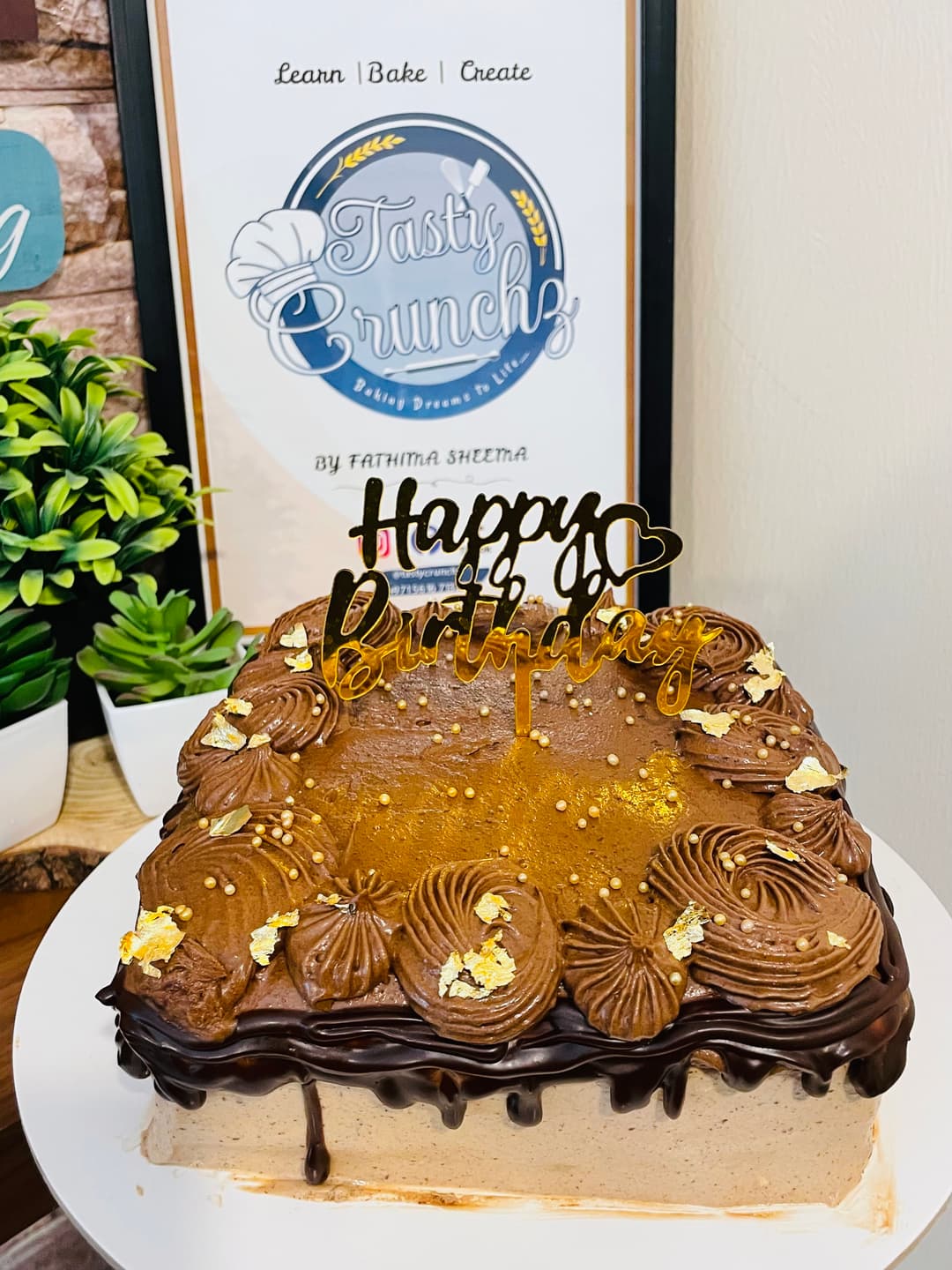Student cake from decoration class