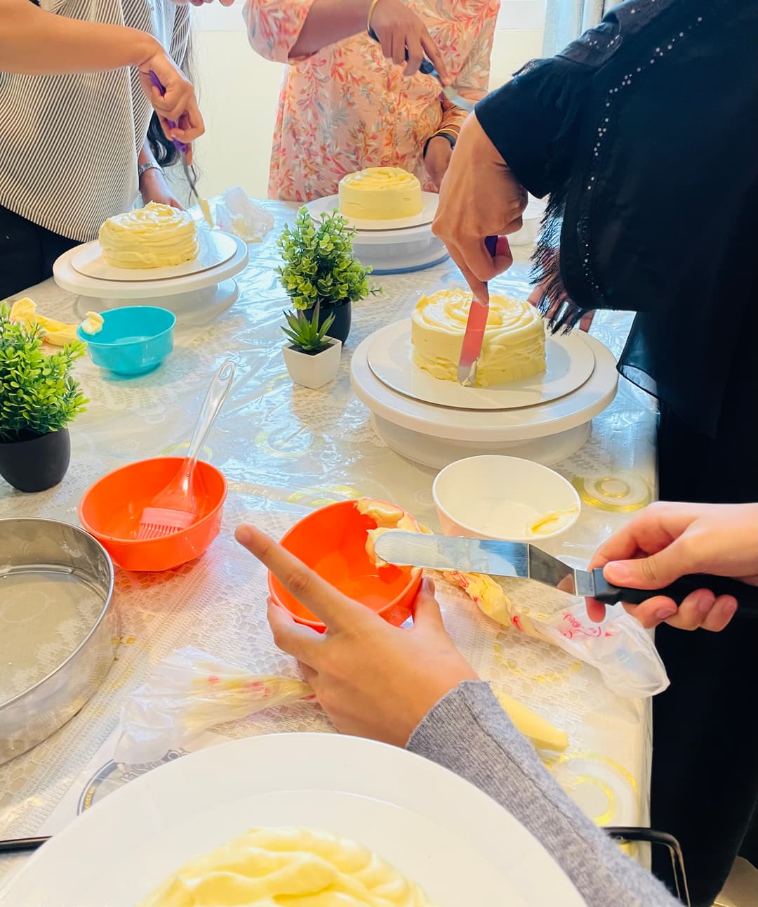 Student cake creation
